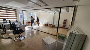 نصب پارتیشن در اداره